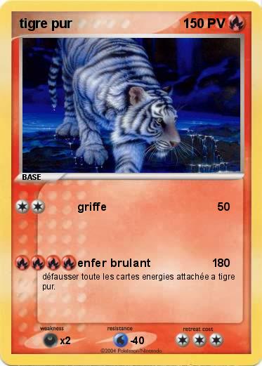 Pokemon tigre pur