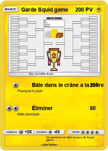 Pokemon Garde Squid game