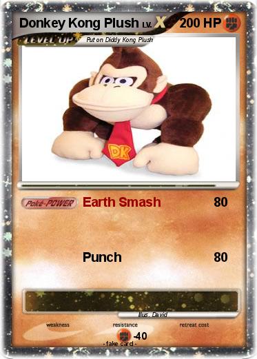 Pokemon Donkey Kong Plush