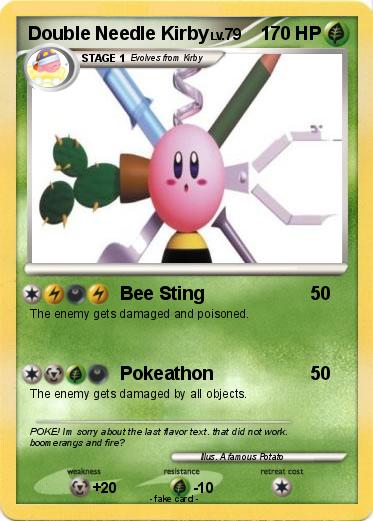Pokemon Double Needle Kirby