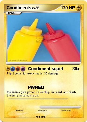 Pokemon Condiments