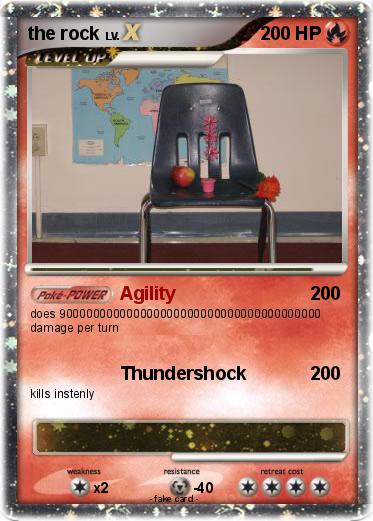 Pokemon the rock