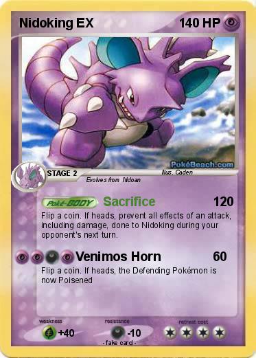 Pokemon Nidoking EX