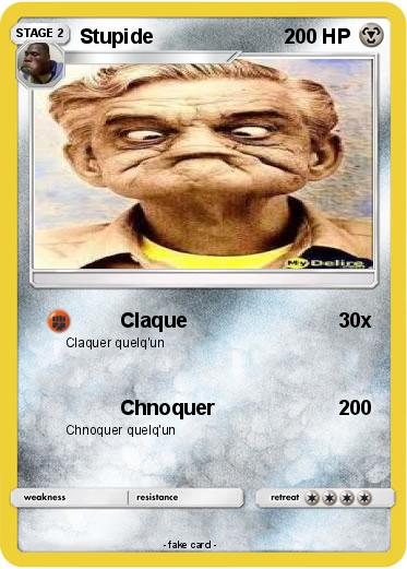Pokemon Stupide