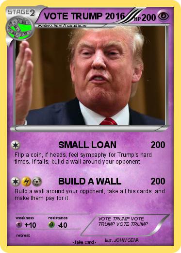 Pokemon VOTE TRUMP 2016