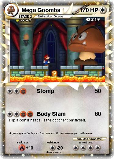 Pokemon Mega Goomba