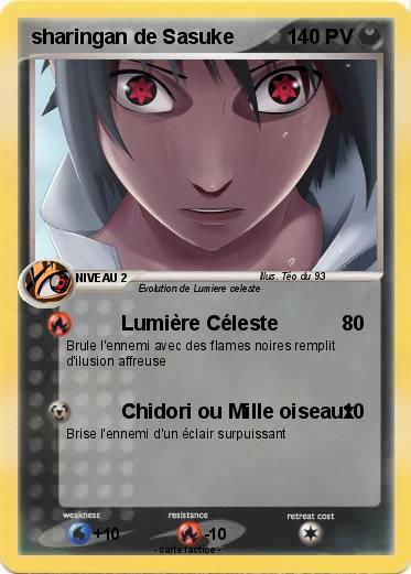 Pokemon sharingan de Sasuke