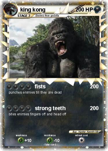 Pokemon king kong