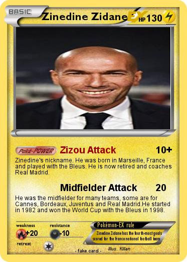 Pokemon Zinedine Zidane