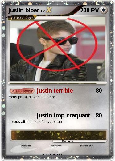 Pokemon justin biber