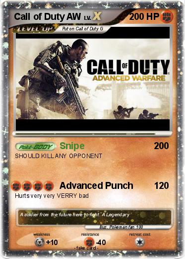Pokemon Call of Duty AW