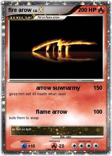 Pokemon fire arow
