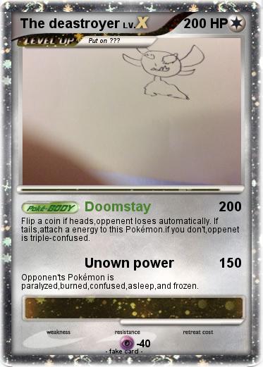 Pokemon The deastroyer