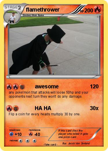 Pokemon flamethrower