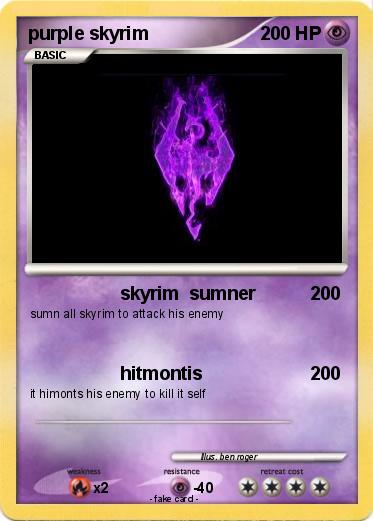 Pokemon purple skyrim