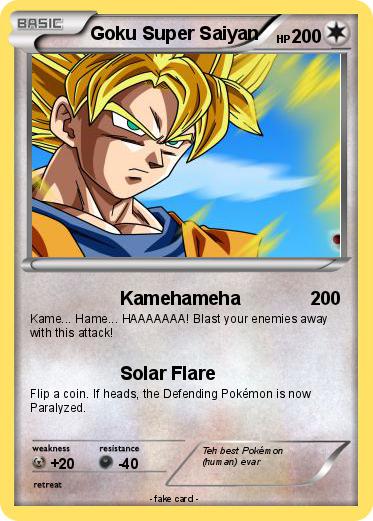 Pokemon Goku Super Saiyan