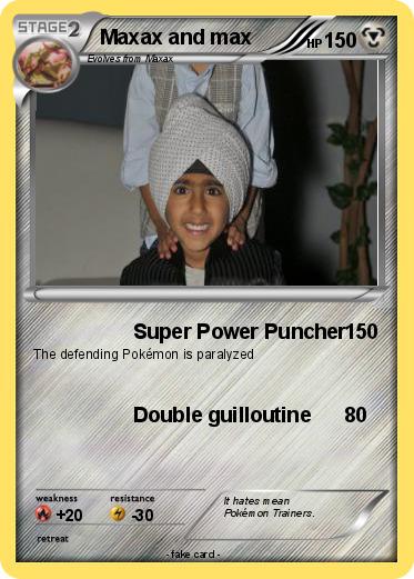 Pokemon Maxax and max