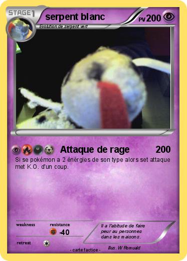 Pokemon serpent blanc