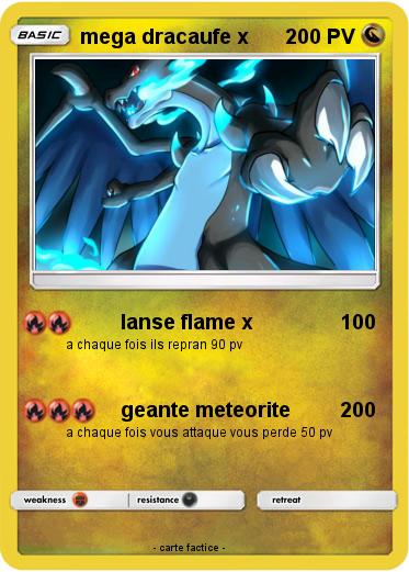Pokemon mega dracaufe x