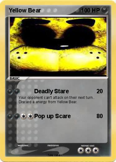 Pokemon Yellow Bear