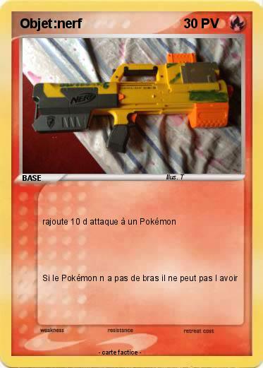 Pokemon Objet:nerf