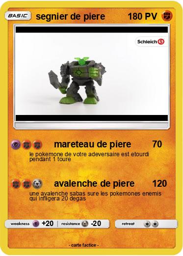 Pokemon segnier de piere
