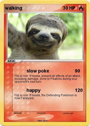 Pokemon walking