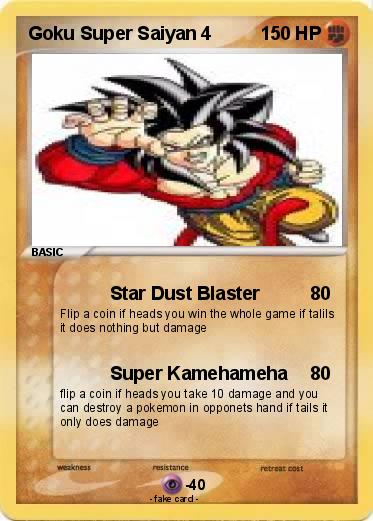 Pokemon Goku Super Saiyan 4