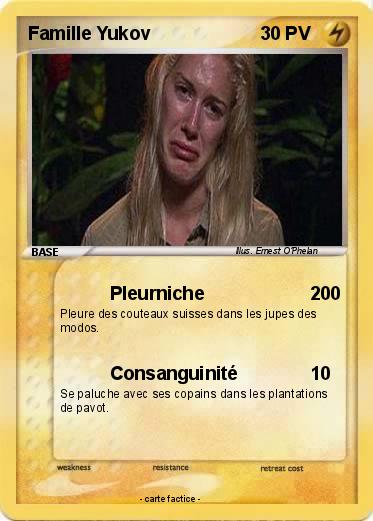 Pokemon Famille Yukov