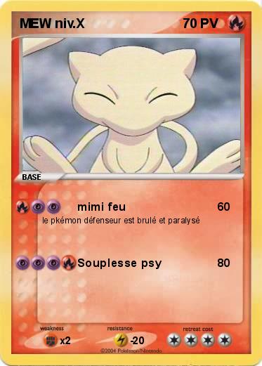Pokemon MEW niv.X