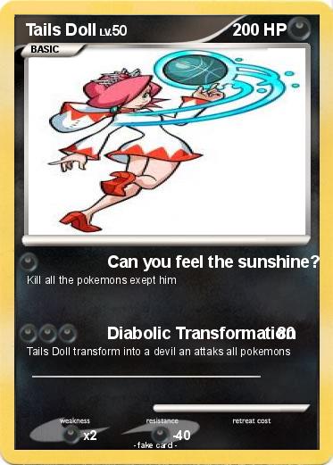 Pokemon Tails Doll