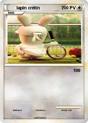 Pokemon lapin crètin