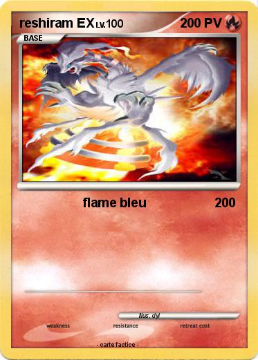 Pokemon reshiram EX