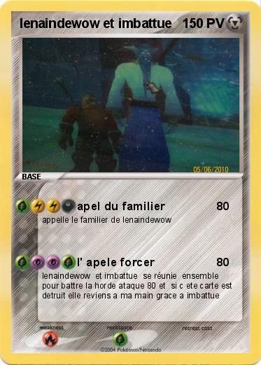 Pokemon lenaindewow et imbattue