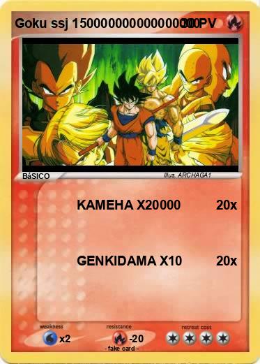 Pokemon Goku ssj 150000000000000000