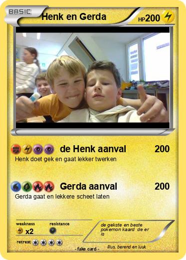 Pokemon Henk en Gerda