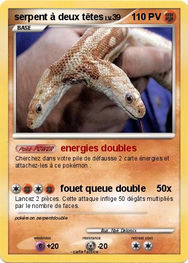 Pokemon serpent à deux têtes