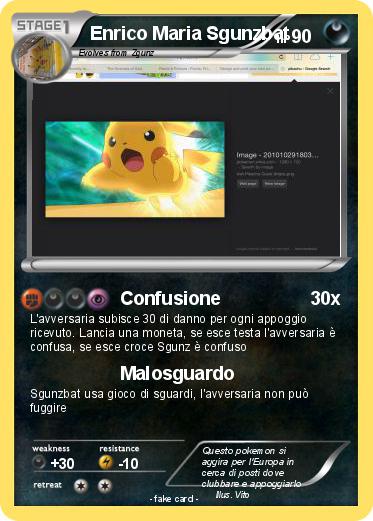 Pokemon Enrico Maria Sgunzbat
