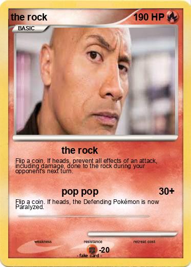 Pokemon the rock