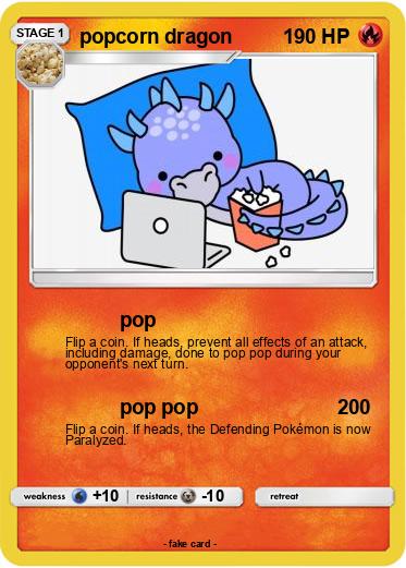 Pokemon popcorn dragon