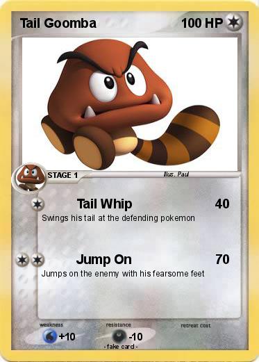 Pokemon Tail Goomba