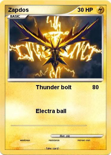 Pokemon Zapdos