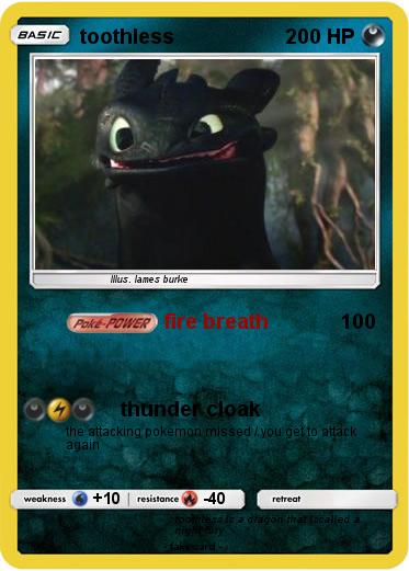 Pokemon toothless