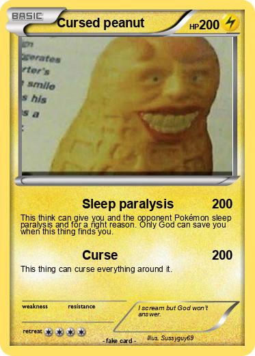 Pokemon Cursed peanut