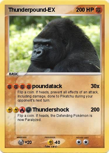 Pokemon Thunderpound-EX