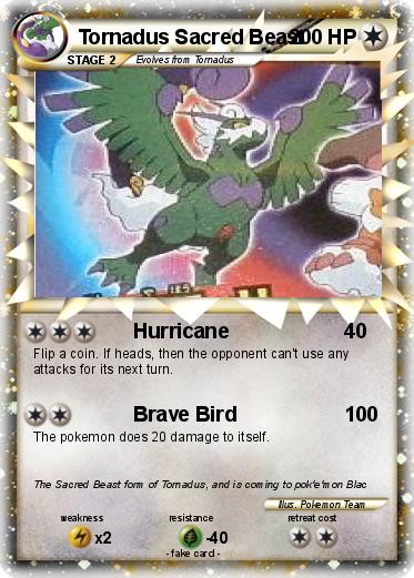 Pokemon Tornadus Sacred Beast