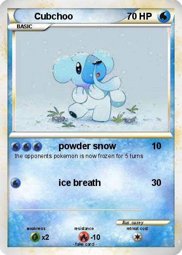 Pokemon Cubchoo