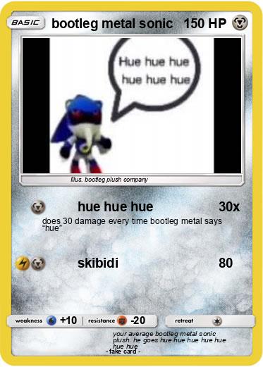 Pokemon bootleg metal sonic