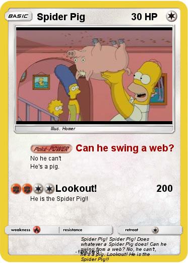 Pokemon Spider Pig