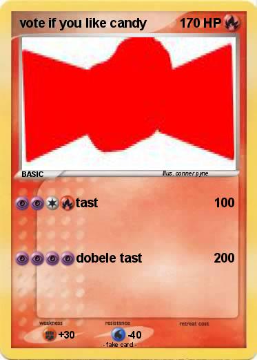 Pokemon vote if you like candy